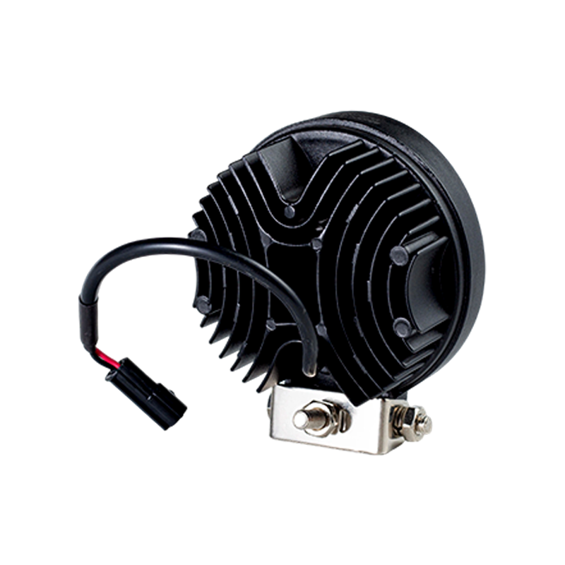 IP67 001 Heavy-Duty 9-LED Round Work Light for Industrial Vehicles