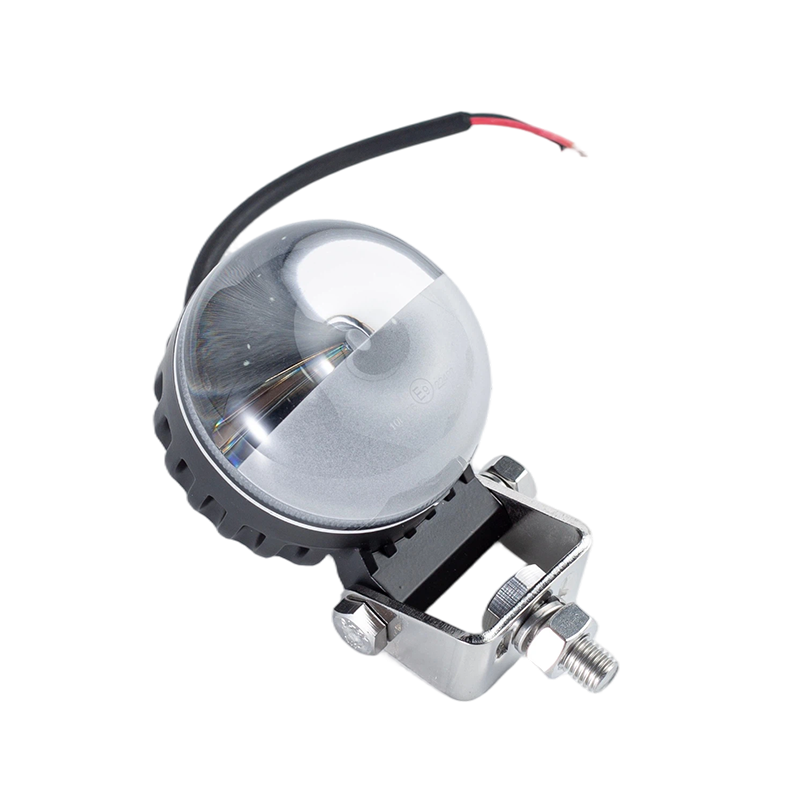 IP67 5W DC9-80V Round Rubrum / Blue Beam Forklift Danger Area Admonitio lux
