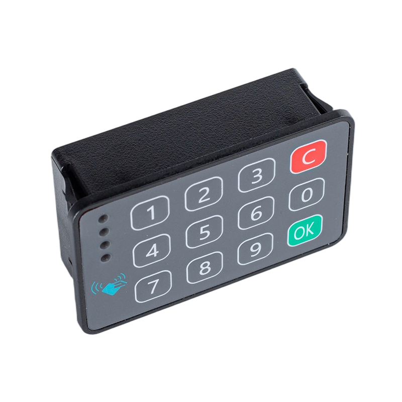 Horizontal IC Card Reader with Keypad / CAN2.0 125K Baud / Industrial Vehiculum Classis Management Access Imperium