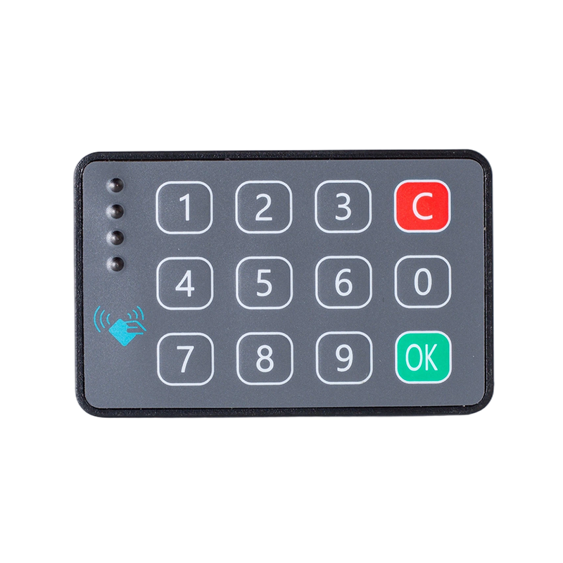 Horizontal IC Card Reader with Keypad / CAN2.0 125K Baud / Industrial Vehiculum Classis Management Access Imperium