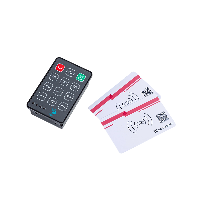 Horizontal IC Card Reader with Keypad / CAN2.0 125K Baud / Industrial Vehiculum Classis Management Access Imperium